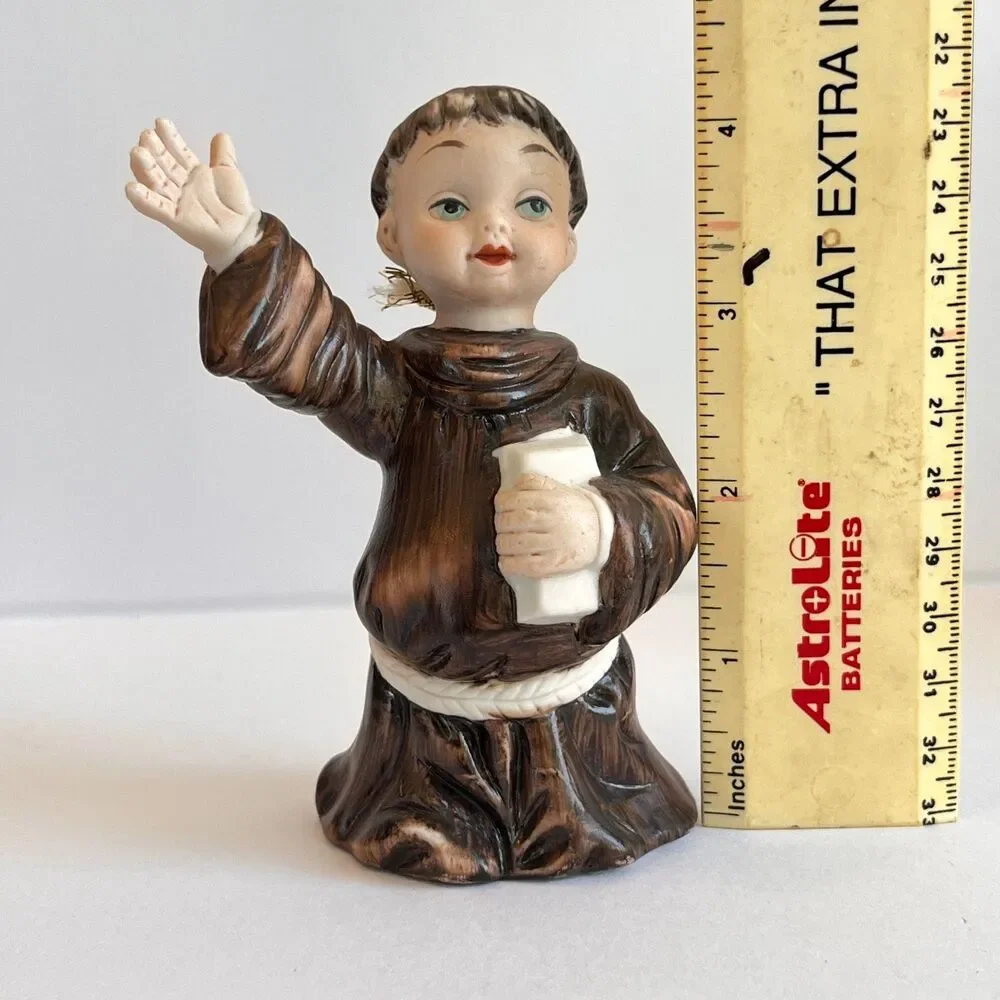 Vintage Monk or Friar Bell Porcelain Enesco?